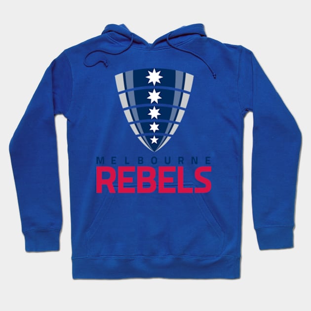 Melbourne Rebels Hoodie by zachbrayan